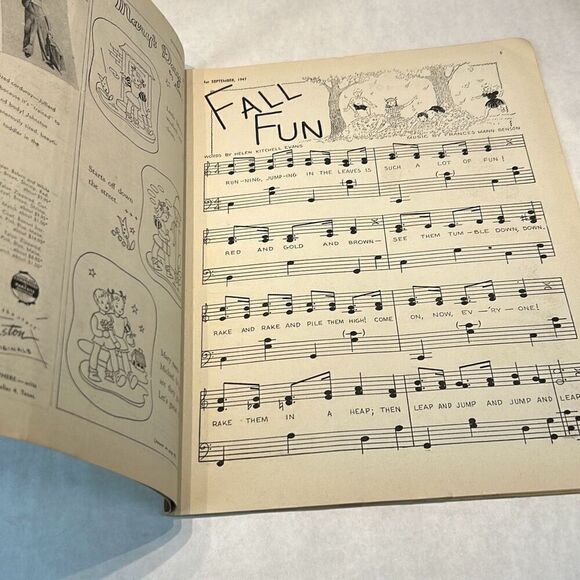 VTG Children's Activities For Home & School Magazine Book September 1947 - Picture 7 of 7